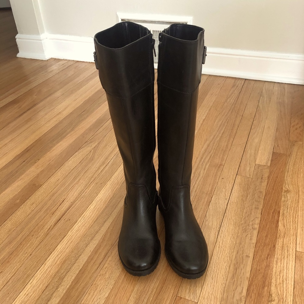 Lauren Ralph Lauren Knee High Leather Riding Boots